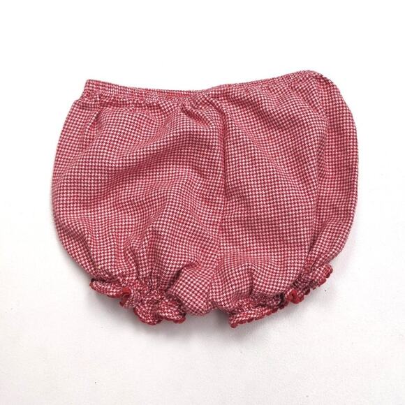 Vintage Red Gingham Bloomers Sz 0-3m - Picture 2 of 3